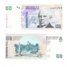 Аргентина 50 песо 2003 год