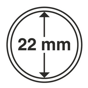 Капсула для монет диаметром 22 мм - Leuchtturm фото 1