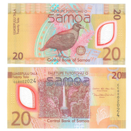 Самоа 20 тала 2023 год (полимер)