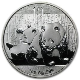 Панда - Китай, 10 юаней, 2010 год