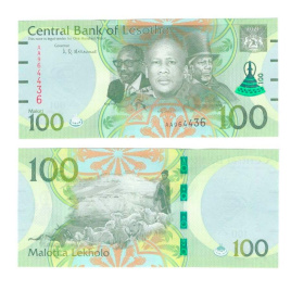 Лесото 100 малоти 2021 год