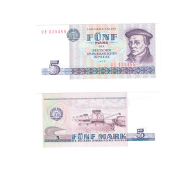 ГДР 5 марок 1975 год