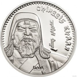 Чингисхан - Монголия, 1000 тугриков, 2014 год