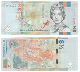 Багамы 1/2 доллара 2019 год