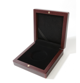 Деревянный футляр Volterra для 1 монеты Leuchtturm