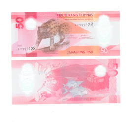 Филиппины 50 песо 2025 год (полимер)