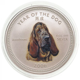 Год собаки (Bloodhound), Камбоджа, 3000 реалов, 2006 год