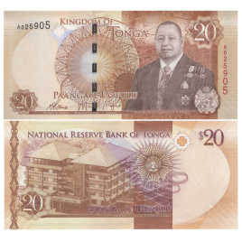 Тонга 20 паанга 2015 год