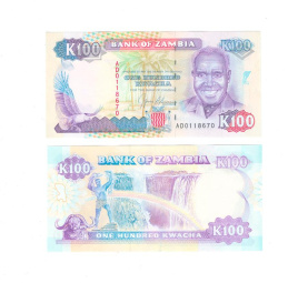 Замбия 100 квача 1991 год