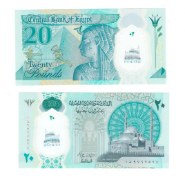 Египет 20 фунтов 2023 год (полимер)