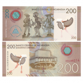 Никарагуа 200 кордоба 2012 год (полимер)