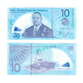 Тонга 10 паанга 2023 год (полимер)