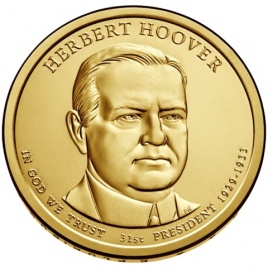№31 Герберт Гувер 1 доллар США 2014 год