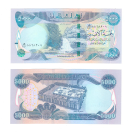 Ирак 5000 динар 2013-2023 гг