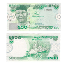 Нигерия 500 найра 2022 г