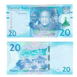 Лесото 20 малоти 2021 год