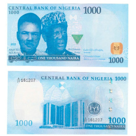 Нигерия 1000 наира 2022-2023 гг