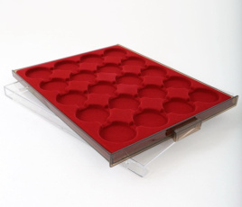 Планшет на 20 монет в круглых капсулах до 47 мм - Leuchtturm