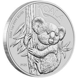 Коала 2024 - Австралия, 1 доллар, инвестиционная