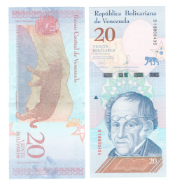 Венесуэла | 20 боливар | 2018 год