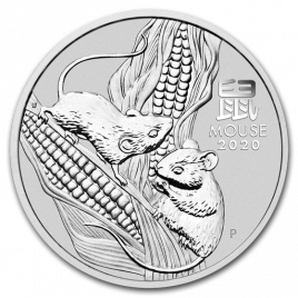Год мыши 2020, Австралия, 1 доллар (1 унция)