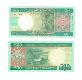 Мавритания 500 угий 2013 год