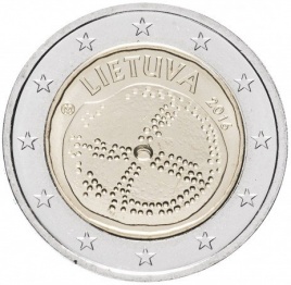 Балтийская культура - 2 евро, Литва, 2016 год