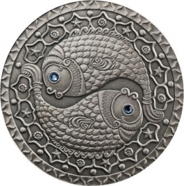 "Рыбы" - Знаки зодиака - 20 рублей, Беларусь, 2009 год