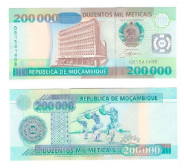 Мозамбик 200000 метикал 2003 год