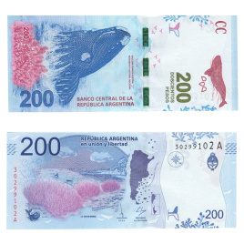 Аргентина 200 песо 2016 год