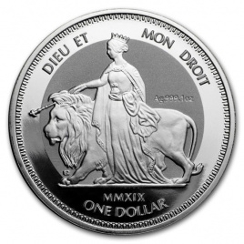 Уна и Лев, Dieu et mon droit (Бог и моё право) - Британские Виргинские острова, 2019 год