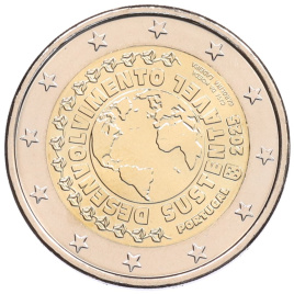 2 евро Португалия 2025 - Устойчивое развитие
