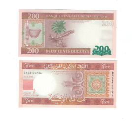 Мавритания 200 угий 2013 год