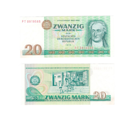 ГДР 20 марок 1975 год