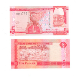 Гамбия 5 даласи 2015 год