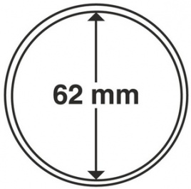 Капсула для монет диаметром 62 мм - Leuchtturm