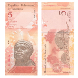 Венесуэла 5 боливар 2007-2013 гг