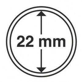 Капсула для монет диаметром 22 мм - Leuchtturm