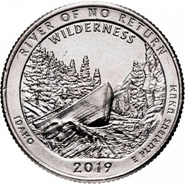 Резерват им. Франка Черча, Айдахо - Парки США, 2019 год, 25 центов