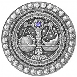 Весы - Знаки Зодиака, 20 рублей, Беларусь