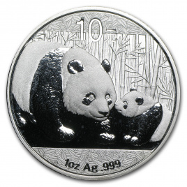 Панда - Китай, 10 юаней, 2011 год 
