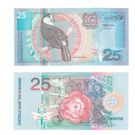 Суринам 25 гульден 2000 год