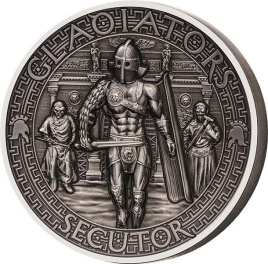Гладиаторы. Секутор (2 oz) - Соломоновы острова, 5 долларов, 2017 год