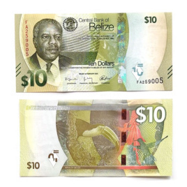 Белиз 10 долларов 2025 год