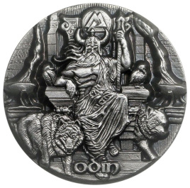Один, серия "Легенды Асгарда" 3 oz (93,3гр) - Токелау, 2016 год