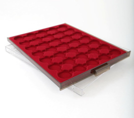 Планшет на 35 монет в круглых капсулах до 34 мм - Leuchtturm