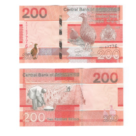 Гамбия 200 даласи 2019-2023 гг