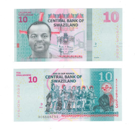 Свазиленд 10 эмалангени 2015 год