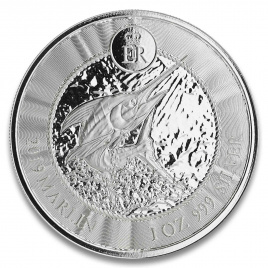 Рыба Марлин - Каймановы острова, 1 доллар, 2017 год