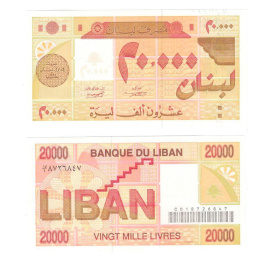 Ливан 20000 ливров 2001 год